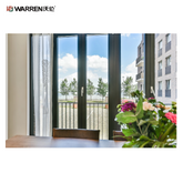 Warren 72x96 Aluminium Internal French Doors with White Double Doors